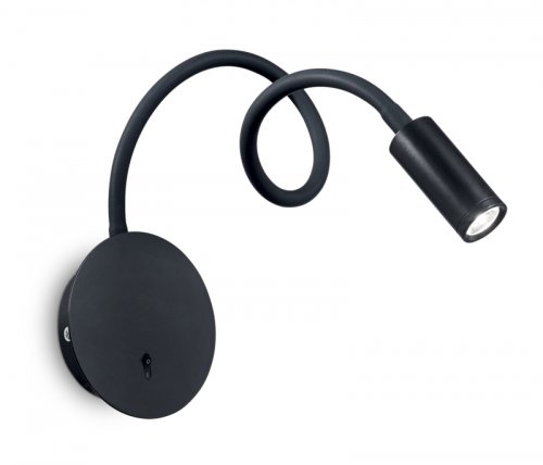 Настінний світильник Ideal Lux FOCUS-2 AP1 NERO (203195) (23222) 