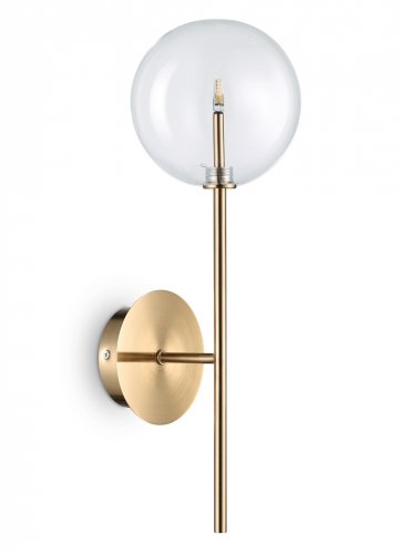 Настенный светильник Ideal Lux EQUINOXE AP1 OTTONE ANTICO (200149) (23275)