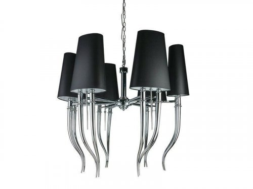 Люстра Azzardo AZ1390 Diablo 6 big (black) (AD8074-6-BIG-BK-CH) (15448) 