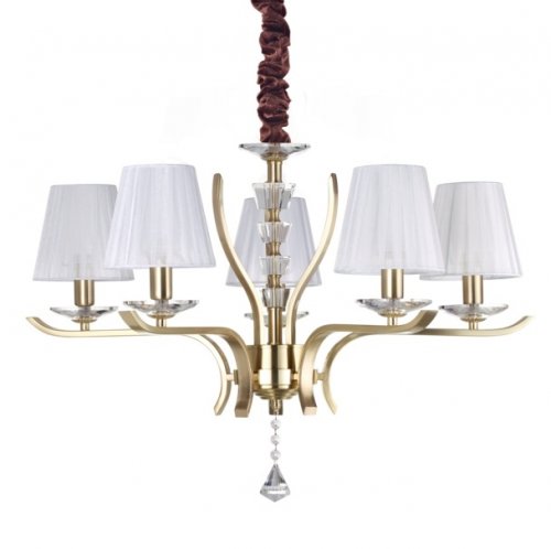 Люстра Ideal Lux PEGASO SP5 OTTONE SATINATO (197722) (23267)