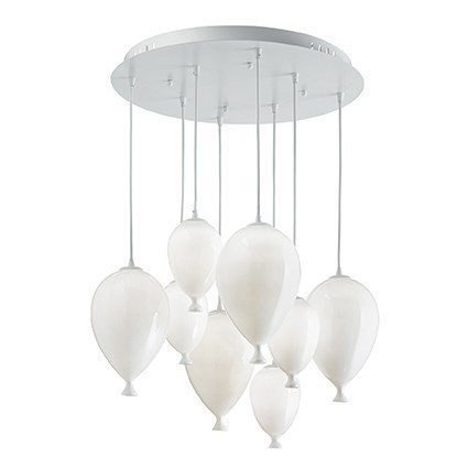 Люстра Ideal Lux CLOWN SP8 BIANCO (100883) (81145)