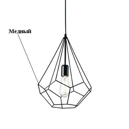 Подвесной светильник Ideal Lux AMPOLLA-3 SP1 RAME (167367) (23211)