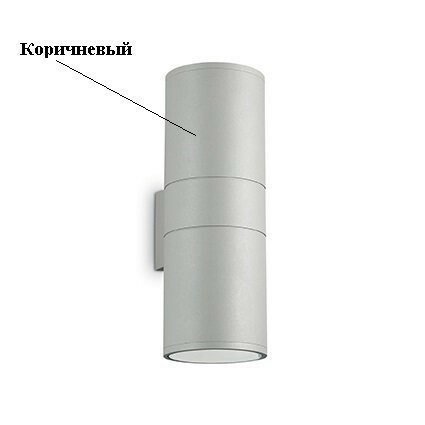 Настінний світильник Ideal Lux GUN AP2 BIG COFFEE (163611)