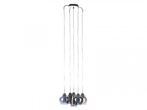 Підвісний світильник Azzardo AZ0722 Amber Milano (chrome) (2285-5P-CH) (15873)