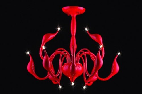 Люстра Italux MX8098-12A RED Swan