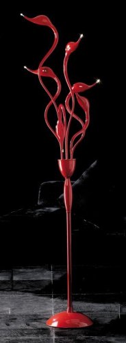 Торшер Italux ML8098-6A RED Swan