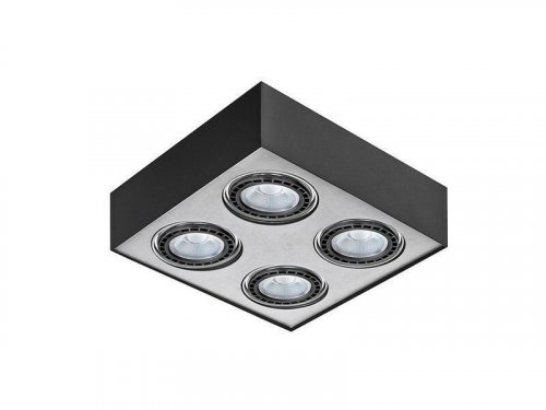 Стельовий світильник Azzardo AZ1264 Paulo 4 12V (black/aluminium) (GM4400-BK-ALU)