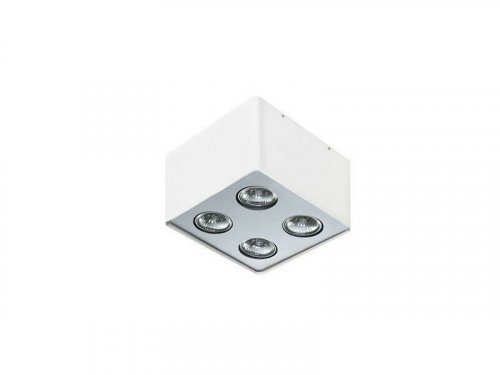 Потолочный светильник Azzardo AZ1387 Nino 4 (white/aluminium) (FH31434S-WH-ALU) (16027)