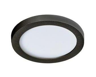 Потолочный светильник Azzardo AZ2834 Slim 9 Round 3000K IP44 (black)
