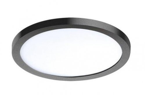 Потолочный светильник Azzardo AZ2843 Slim 15 Round 4000K IP44 (black)