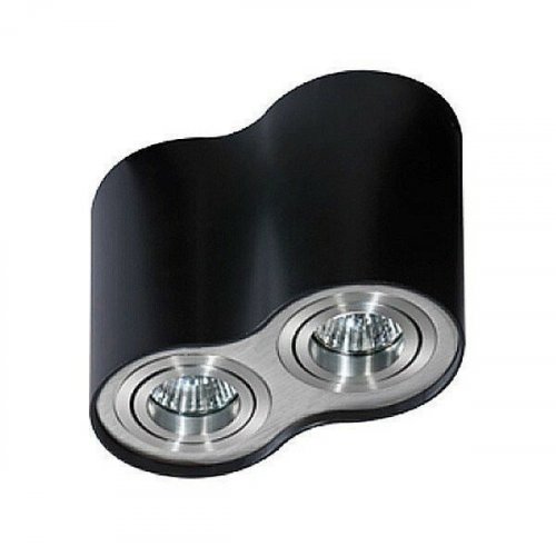 Світильник точковий Azzardo AZ0782 Bross 2 (black/aluminium) (GM4200-BK-ALU) (76032)