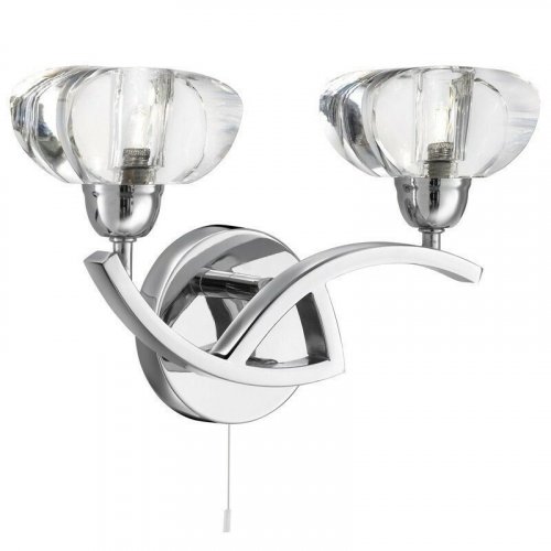 Бра Searchlight 8086-2CC Sculptured Ice II (21630)