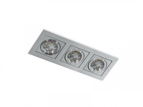 Світильник точковий Azzardo AZ0801 Paco 3 (aluminium) (GM2301-ALU) (76117)