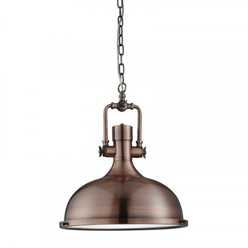 Підвісний світильник Searchlight 1322CU Industrial Pendants (21667)