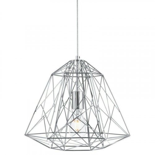Підвісний світильник Searchlight 7271CC Geometric Cage (20676)