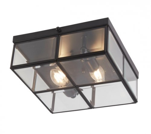 Потолочный светильник Searchlight 6769-26BK Flush