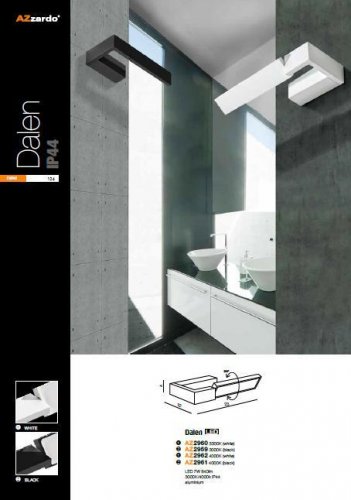 Настінний світильник Azzardo AZ2961 Dalen 4000K (black)