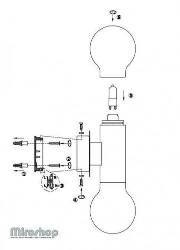 Светильник для ванной Markslojd 106622 CARLA (94513)