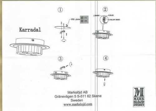 Светильник для ванной Markslojd 103093 KARRADAL (72918)