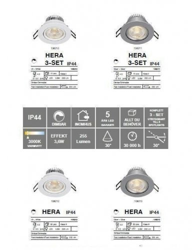 Точечный светильник Markslojd 106210 HERA (88513)