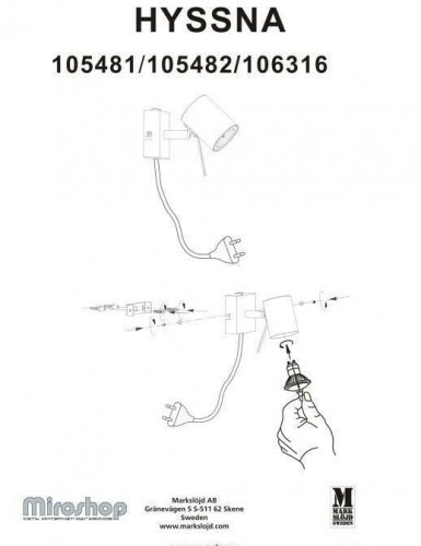 Спот Markslojd 106316 HYSSNA (88259)