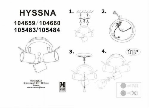 Спот Markslojd 105483 HYSSNA (72548)