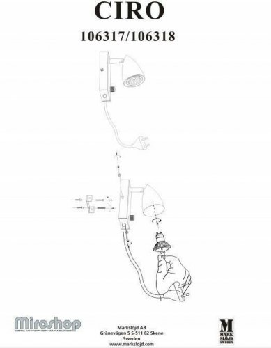 Спот Markslojd 106317 CIRO (88260)