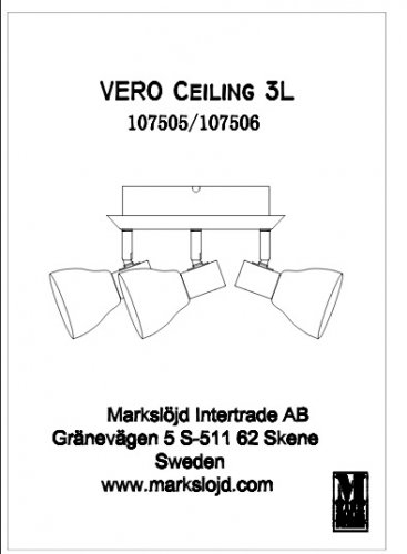 Спот Markslojd 107505 VERO