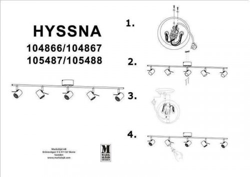 Спот Markslojd 105488 HYSSNA (72545)