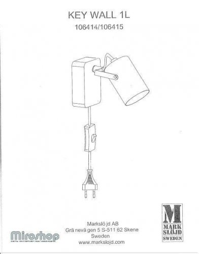Спот Markslojd 106415 KEY (88263)