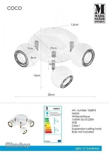 Спот Markslojd 106875 COCO (94514)