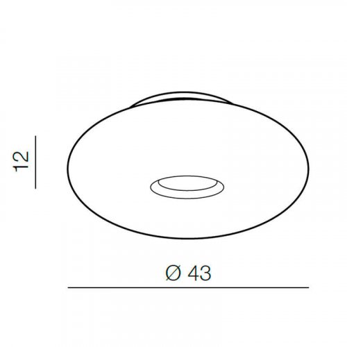 Потолочный светильник Azzardo AZ1599 Optimus 43 round (5530M) (16044)