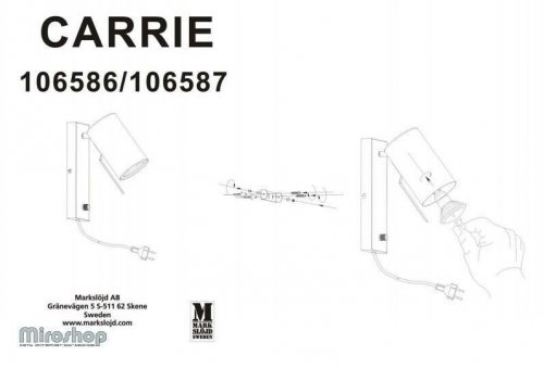 Спот Markslojd 106586 CARRIE (94410)