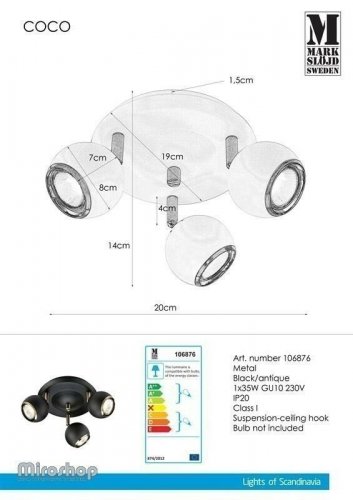 Спот Markslojd 106876 COCO (94515)