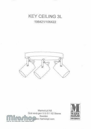 Спот Markslojd 106421 KEY (88451) 