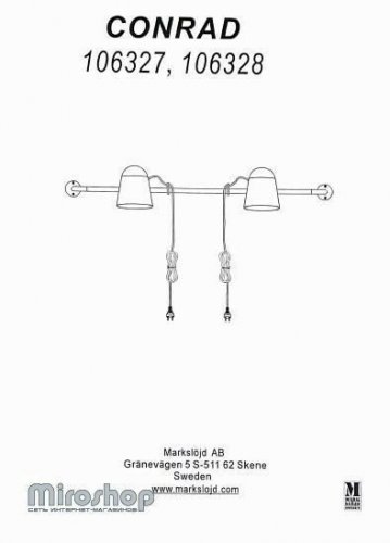 Спот Markslojd 106327 CONRAD (88455)