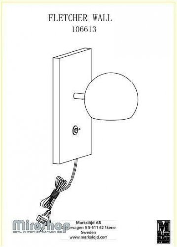 Спот Markslojd 106613 FLETCHER (94415)