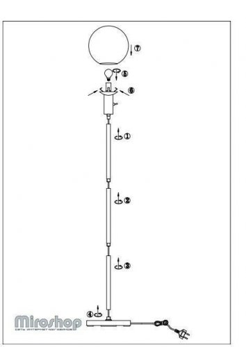 Торшер Markslojd 106867 MINNA (94572)