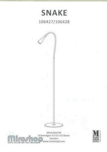 Торшер Markslojd 106428 SNAKE (88494)