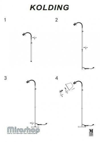Торшер Markslojd 105337 KOLDING (72358)
