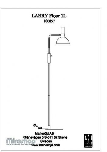 Торшер Markslojd 106857 LARRY (94571)