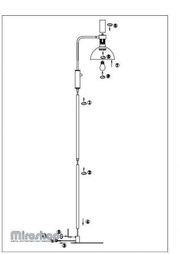 Торшер Markslojd 106857 LARRY (94571)