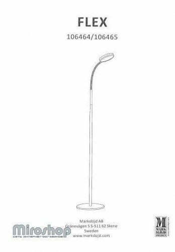 Торшер Markslojd 106465 FLEX (88497) 