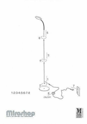 Торшер Markslojd 106465 FLEX (88497) 