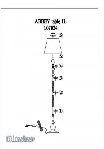Торшер Markslojd 107024 ABBEY (96991)