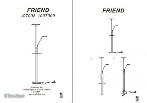 Торшер Markslojd 107008 FRIEND (96982)