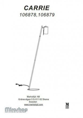 Торшер Markslojd 106878 CARRIE (94574) 