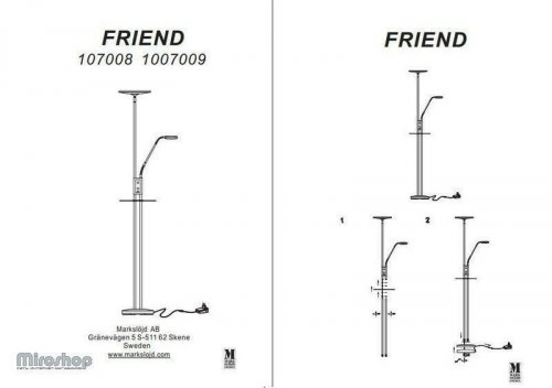 Торшер  Markslojd  107009  FRIEND  (97025)