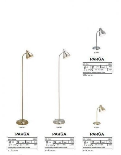 Торшер Markslojd 408247 PARGA (46798)