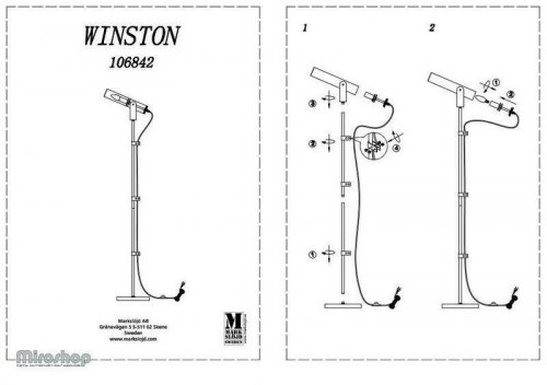 Торшер Markslojd 106842 WINSTON (94570)